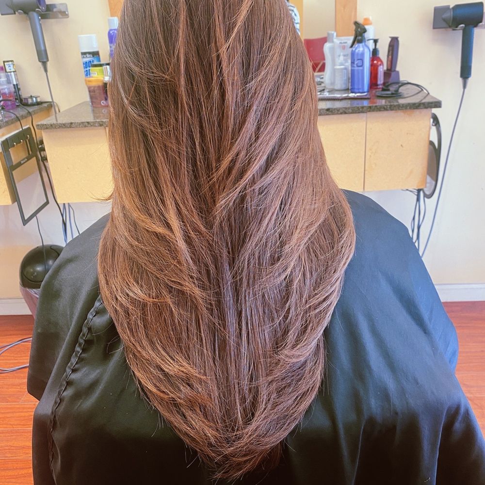 Salon Muse - Butterfly haircut - Hair Salons Near Me - San Bruno, California Salon Muse - Butterfly haircut - Hair Salons Near Me - San Bruno, California