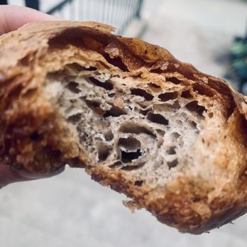Sweet Rabbit Bakery - Cross-section view- specks of black sesame - Bakeries Near Me - Chicago, Illinois