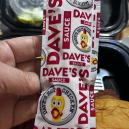 Side of Dave's Sauce 60 cents each Side of Dave's Sauce 60 cents each
