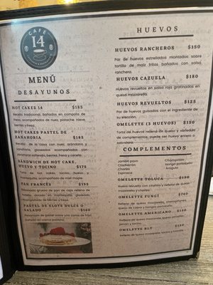 Menu photo 4 Café 14 Hermosillo, SON