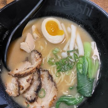 Roishi - Miso ramen with no corn & extra egg - Ramen Near Me - Hamden, Connecticut