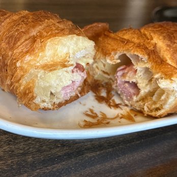 The Bean Yard Coffee House - Ham and Ham & Cheese Croissant - Coffee Roasteries Near Me - Sandy, Utah