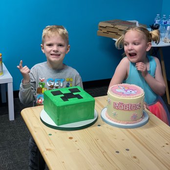 Sugar High Confections - This photo is worth a 1,000 words!  They LOVED their birthday cakes. - Cupcakes Near Me - Lehi, Utah