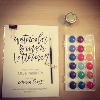 Yelp's Summer School: Calligraphy Class - Olive Paper Co - Calligraphy Near Me - Covington, Kentucky