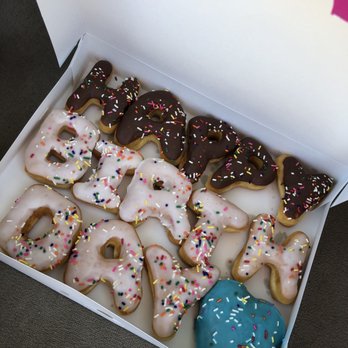 Master Donuts - The ones today..not so much. The name was jammed into another box. - Donuts Near Me - Austin, Texas