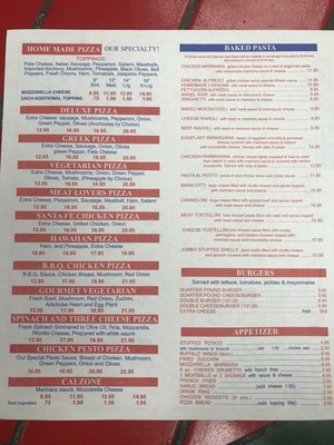 Menu photo 8 Rezzini's Pizzeria Long Beach, CA Menu photo 8 Rezzini's Pizzeria Long Beach, CA