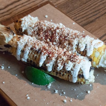 La Carnita - Mexican Street Corn (crema, queso anejo, arbol & ancho chili powder) – $8.5 for two. - Mexican Near Me - Toronto, Ontario La Carnita - Mexican Street Corn (crema, queso anejo, arbol & ancho chili powder) – $8.5 for two. - Mexican Near Me - Toronto, Ontario