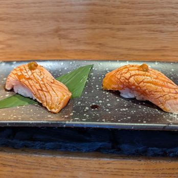 Sushi Maruyama - Seared Salmon - Japanese Near Me - San Mateo, California Sushi Maruyama - Seared Salmon - Japanese Near Me - San Mateo, California