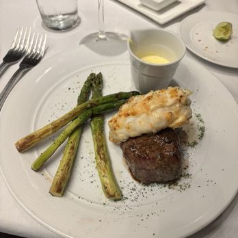 Eddie V's Prime Seafood - Filet Medallions Oscar Style - Seafood Near Me - Palm Desert, California