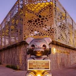 Toca Madera Scottsdale - WhIsBe Bear in front of Toca Madera Scottsdale.