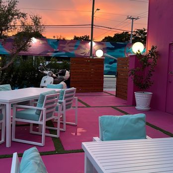 Pink Dolphin - Outdoor patio - Peruvian Near Me - Miami, Florida Pink Dolphin - Outdoor patio - Peruvian Near Me - Miami, Florida