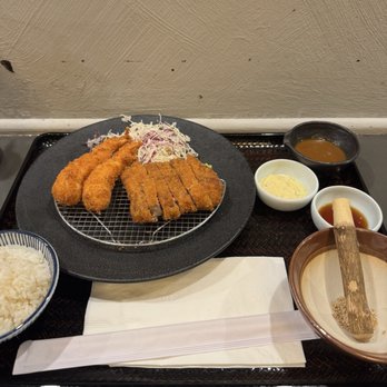 Kyoto Gyukatsu Katsuda - Gyukatsu + shrimp combo - Japanese Near Me - Honolulu, Hawaii