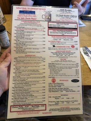 Menu photo 1 Omelet House Las Vegas, NV