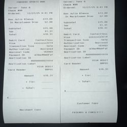 Chasers - I was charged $16.31 for a shot of Don Julio Blanco, which is priced at $13