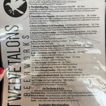 Twelve Talons Beerworks - Menu as of Aug. 1 2026 - Breweries Near Me - Orlando, Florida Twelve Talons Beerworks - Menu as of Aug. 1 2026 - Breweries Near Me - Orlando, Florida