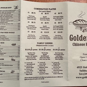 Golden Bowl - Chinese Near Me - Salida, California