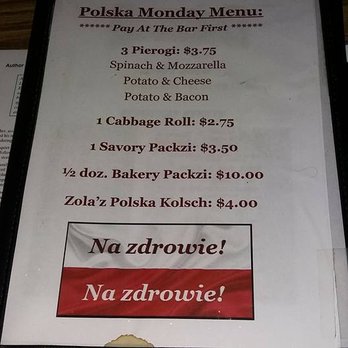 Brick And Barrel - Polish night menu - Breweries Near Me - Cleveland, Ohio Brick And Barrel - Polish night menu - Breweries Near Me - Cleveland, Ohio