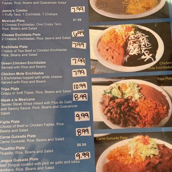 Lil Jonnys Taco House - Menu - Mexican Near Me - San Antonio, Texas