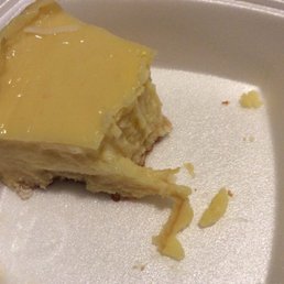 Condensed milk pie with thin soft sponge layer Condensed milk pie with thin soft sponge layer