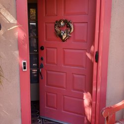 Mirage of New Mexico - Recent Install. Screen rolled up.
Color is Rose to match existing color