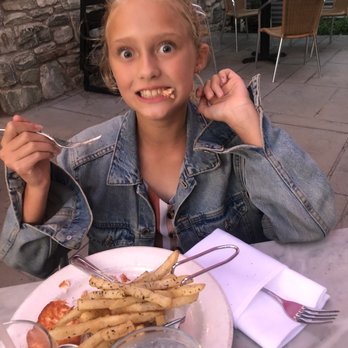 La Sponda - Kids salmon and fries - she polished off the salmon first! - Italian Near Me - Downingtown, Pennsylvania La Sponda - Kids salmon and fries - she polished off the salmon first! - Italian Near Me - Downingtown, Pennsylvania