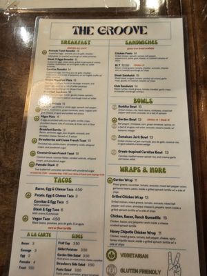 Menu photo 1 The Groove San Marcos, TX Menu photo 1 The Groove San Marcos, TX
