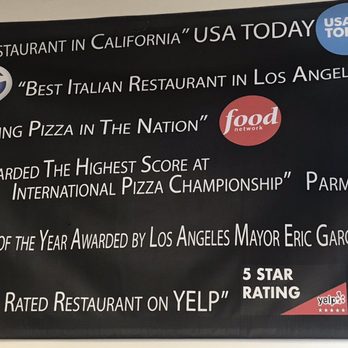 786 Degrees - Some accolades - Pizza Near Me - Los Angeles, California