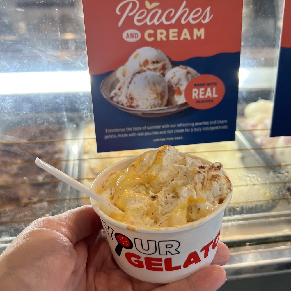 Your Pie Pizza - PEACHES AND CREAM GELATO - Pizza Near Me - Brandon, Florida Your Pie Pizza - PEACHES AND CREAM GELATO - Pizza Near Me - Brandon, Florida