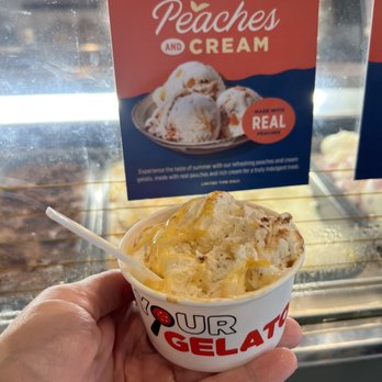 Your Pie Pizza - PEACHES AND CREAM GELATO - Pizza Near Me - Brandon, Florida Your Pie Pizza - PEACHES AND CREAM GELATO - Pizza Near Me - Brandon, Florida