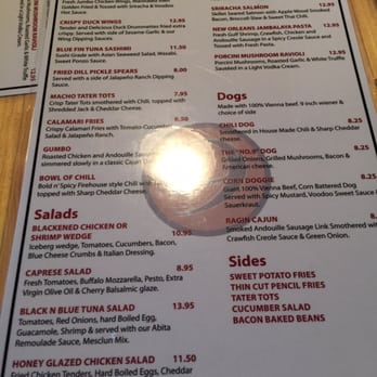 Engine No 9 - Menu side 2 - Burgers Near Me - Saint Petersburg, Florida