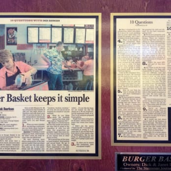 Burger Basket - Burger Basket story from The Statesman Journal, May 28, 2005. - Burgers Near Me - Salem, Oregon Burger Basket - Burger Basket story from The Statesman Journal, May 28, 2005. - Burgers Near Me - Salem, Oregon