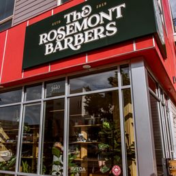 Exterior outside entrance of The Rosemont Barbers - Denver, Colorado Exterior outside entrance of The Rosemont Barbers - Denver, Colorado