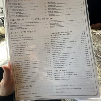 Nick's Laguna Beach - Menu as of June 2026 - American Near Me - Laguna Beach, California Nick's Laguna Beach - Menu as of June 2026 - American Near Me - Laguna Beach, California