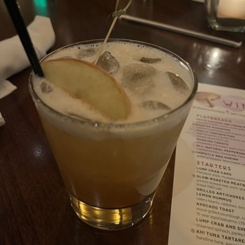 Seasons 52 - Apple Bourbon Infusion - New American Near Me - Raleigh, North Carolina Seasons 52 - Apple Bourbon Infusion - New American Near Me - Raleigh, North Carolina