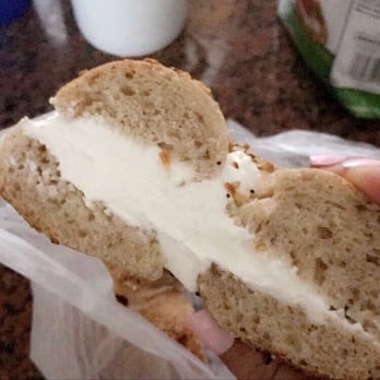 Bagel Oasis - Tofu cream cheese on a whole wheat everything bagel - Bagels Near Me - Fresh Meadows, New York Bagel Oasis - Tofu cream cheese on a whole wheat everything bagel - Bagels Near Me - Fresh Meadows, New York