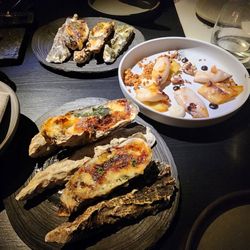 Crizia - Baby Squid & Oyster Rockefeller