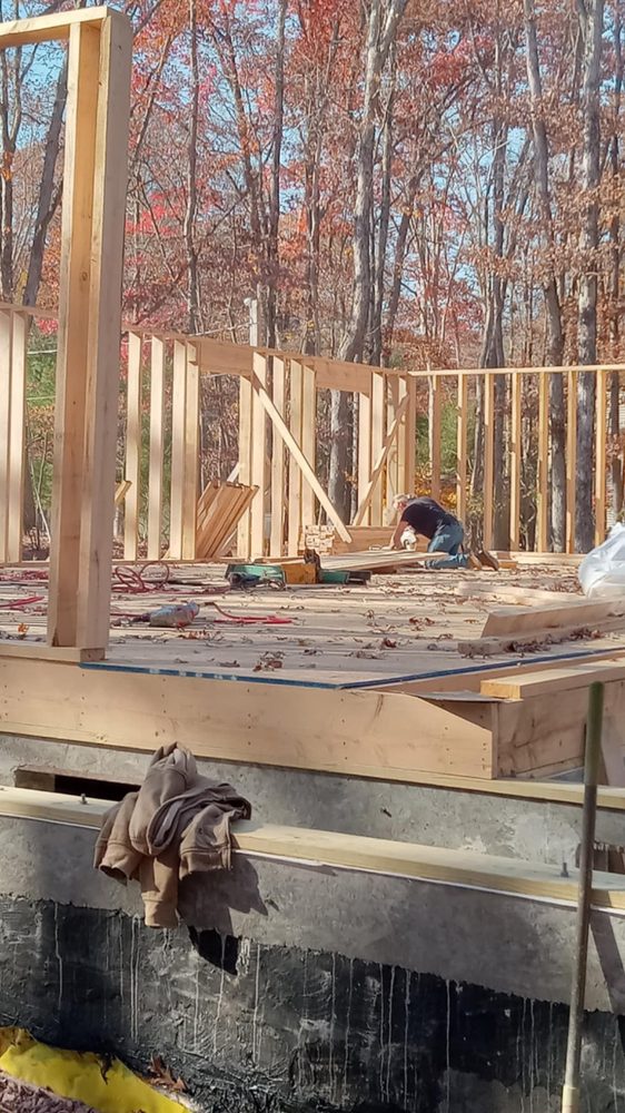 Slide of Red White & Blue Construction