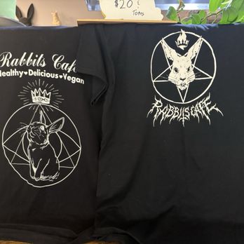 Rabbits Cafe - T-shirts - Vegan Near Me - Portland, Oregon Rabbits Cafe - T-shirts - Vegan Near Me - Portland, Oregon