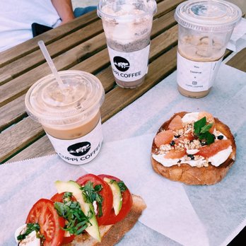 Cuppi Coffee - caprese toast, grapefruit cream cheese toast, frappe, lattes - Coffee & Tea Near Me - Bristow, Virginia