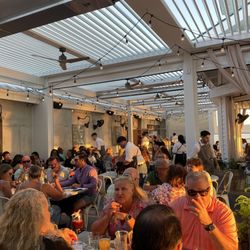 Spain Wine Bar - The back room at sunset