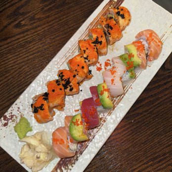 Hamachi 34 - Sexy on the Beach Roll; Rainbow Roll - Japanese Near Me - New York, New York Hamachi 34 - Sexy on the Beach Roll; Rainbow Roll - Japanese Near Me - New York, New York