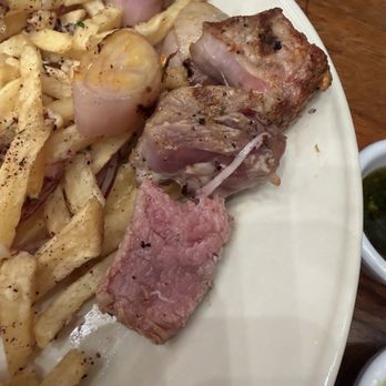 The Olive Restobar - Not ribeye - looks like pork bits and weird texture - Mediterranean Near Me - Downey, California The Olive Restobar - Not ribeye - looks like pork bits and weird texture - Mediterranean Near Me - Downey, California