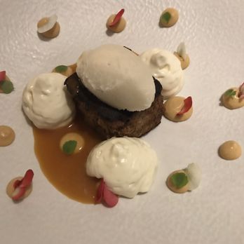 Montiel - Plum cake wth Catalan creme - Mediterranean Near Me - Barcelona, B Montiel - Plum cake wth Catalan creme - Mediterranean Near Me - Barcelona, B
