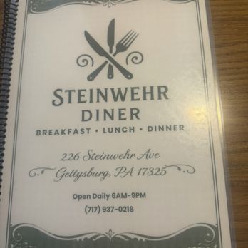 Steinwehr Diner - Breakfast & Brunch Near Me - Gettysburg, Pennsylvania Steinwehr Diner - Breakfast & Brunch Near Me - Gettysburg, Pennsylvania