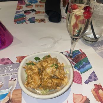 Bonefish Grill - Bang bang shrimp and winter white Bellini - Seafood Near Me - Metairie, Louisiana