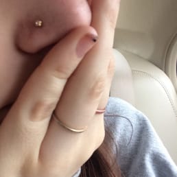 Cubic zirconia, yellow gold, 2mm. $25. Cubic zirconia, yellow gold, 2mm. $25.