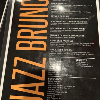 Empire State Jazz Cafe - Sunday Brunch menu - Cajun/Creole Near Me - Houston, Texas