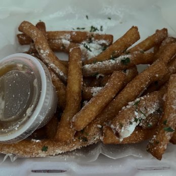 Shakebacks - Funnel cake fries - Seafood Near Me - Lafayette, Louisiana Shakebacks - Funnel cake fries - Seafood Near Me - Lafayette, Louisiana