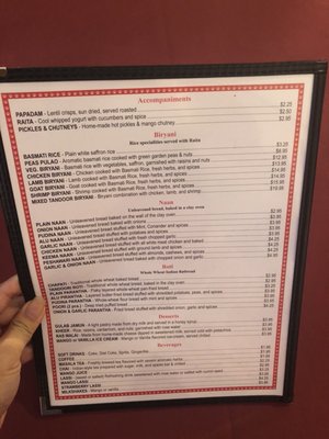 Menu photo 2 Tandoor Middletown, CT