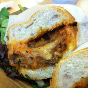 Mangia Mangia Mobile - eggplant parmesan sandwich - Italian Near Me